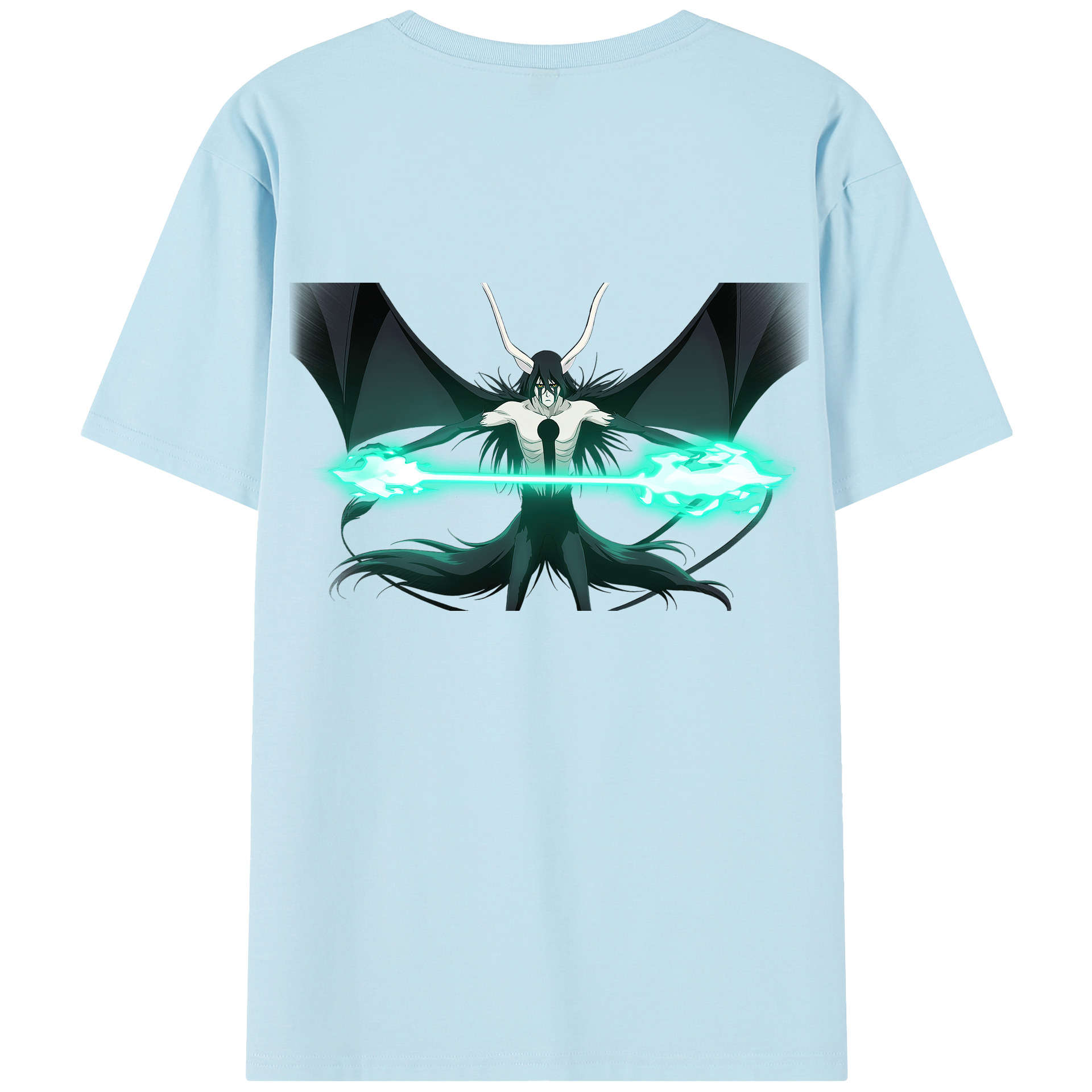 （画像用） ブリーチ ウルキオラ·シファー BLEACH Ulquiorra cifer 綿100％半袖Tシャツ（背面プリント）